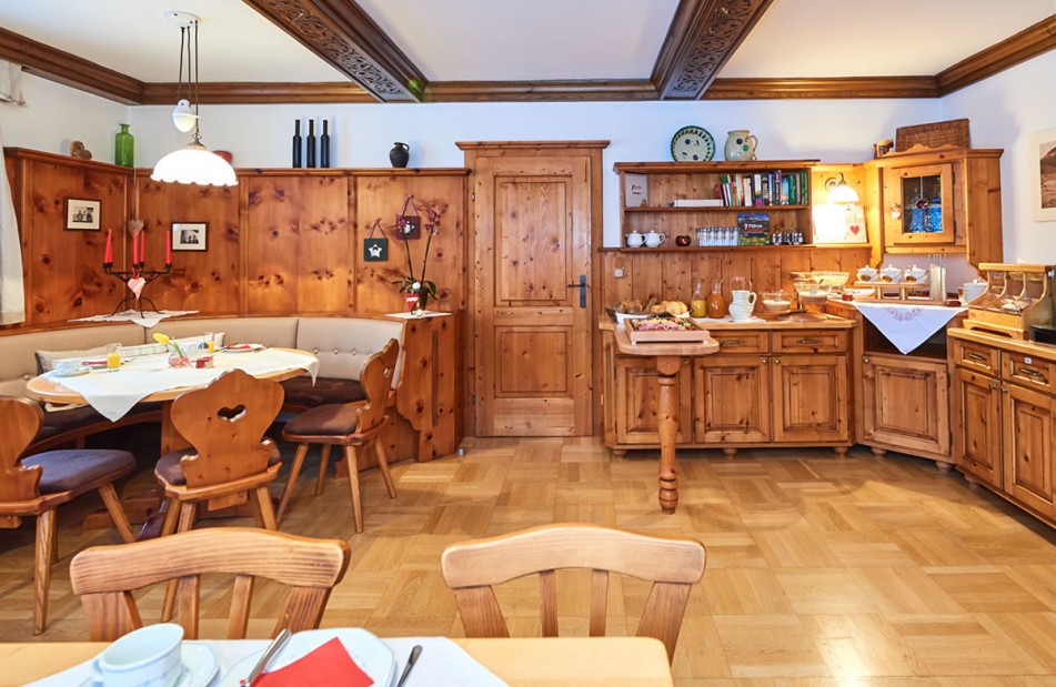 Frühstücksraum im Bauernhof