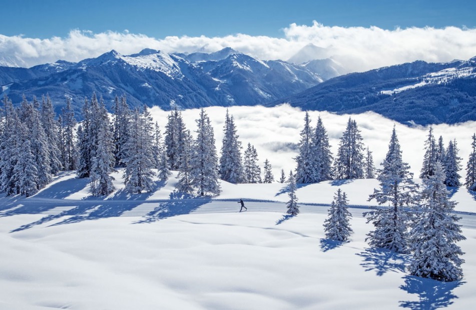 Langlaufstrecke im Salzburger Land © Tourismusinformation Filzmoos/Coen Weesjes